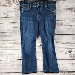 Citizens of Humanity Gage Jeans 35x28 Straight Fit Blue Stretch Denim Mens